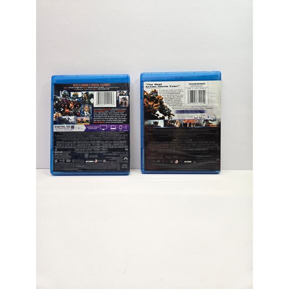 2 Movie Blu-Ray Bundle Of Transformers: Age Of Extinction & Dark Of The Moon - Picture 2 of 2